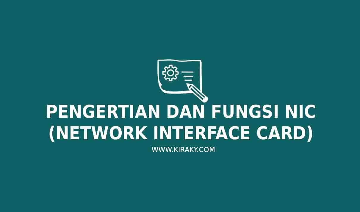 Pengertian dan Fungsi NIC ( Network Interface Card )